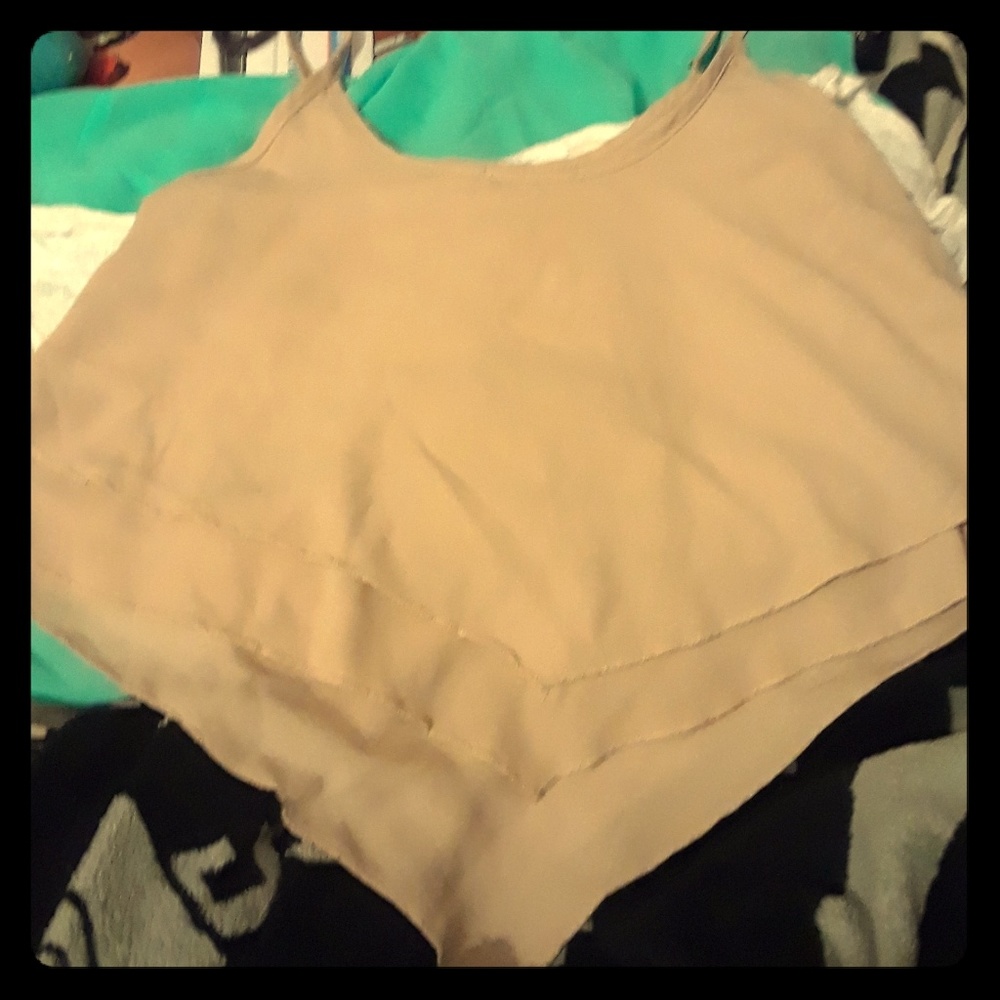 Small tan top